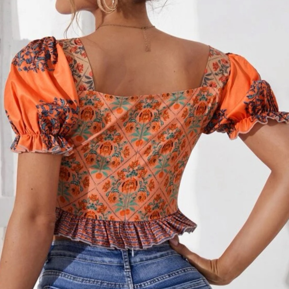 Smocked Pattern Top - Picture 2 of 2